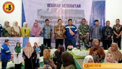 PT.TBR Tanah Bumbu Resource Adakan Seminar Kesehatan Pencegahan Stunting dihadiri Camat Angsana.