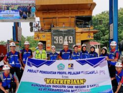 Program SMK Link dan Match PAMA Aria Ajak SMKN 2 Satui Kunjungi industri