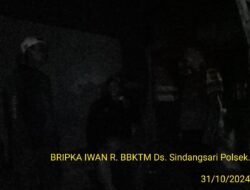Anggota Polsek Sukasari Rutin Laksanakan Patroli KRYD Blue Light / Malam hari di Wilayah Kecamatan Sukasari Kabupaten Sumedang