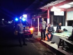 Patroli malam,Polsek Tanjungkerta Polres Sumedang Polda jabar terus berusaha wujudkan situasi yang aman dan kondusif