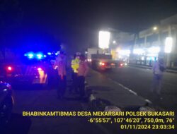 Anggota Polsek Sukasari Laksanakan KRYD Antisipasi Curat, Curas, Curanmor ( C3 ) dan Razia Balapan Liar serta Gangguan Kamtibmas Lainnya untuk Zonasi Jajaran Polsek Gabungan Zona I Polres Sumedang