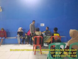 Polsek sukasari melaksanakan sambang untuk menjalin silaturahmi