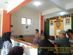 Bhabinkamtibmas Desa Sukarapih Melaksanakan Giat Sambang Dan Silaturahmi Kepada Warga masyarakat