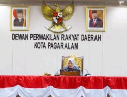 Paripurna XIII Sidang ke-I DPRD Pagar Alam Berjalan Khidmat