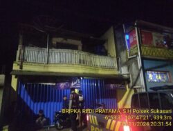 Anggota Polsek Sukasari Rutin Laksanakan Patroli KRYD Blue Light / Malam hari di Wilayah Kecamatan Sukasari Kabupaten Sumedang