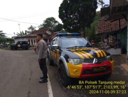 Kegiatan KRYD siang hari oleh Polsek Tanjungmedar Upaya Mencegah C3 di Wilayah hukum Kecamatan Tanjungmedar