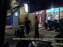 Anggota Polsek Sukasari Rutin Laksanakan Patroli KRYD Blue Light / Malam hari di Wilayah Kecamatan Sukasari Kabupaten Sumedang