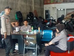 Aipda Deny Gunawan S.IP. Monitoring Gudang Logistik KPU Kab. Sumedang Pada Operasi Mantap Praja Lodaya 2024