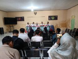 Aipda Dedy Monitoring team auditor pemeriksa intern pemerintah (APIP) dari bapenas tentang bantuan pangan kepada anak yang terindikasi stunting di Desa Mulyasari