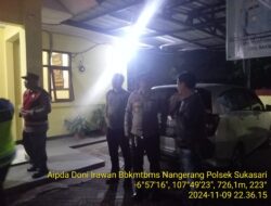 Patroli gabungan Dialogis Malam Hari dalam rangka Kegiatan Rutin Yang Ditingkatkan (KRYD) Gabungan