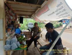 Bripka Agus Sukmana melaksanakan sambang/silatrahmi kamtibmas ke warga masyarakat