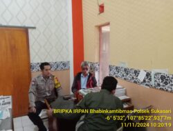 Bhabinkamtibmas Desa Sukarapih Melaksanakan Giat Sambang Dan Silaturahmi Kepada Warga masyarakat