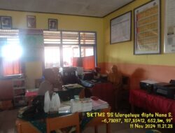 Bhabinkamtibmas Desa Wargaluyu melaksanakan Silaturahmi Kamtibmas dengan Guru SDN Cisempak