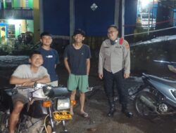 Patroli malam,Polsek Tanjungkerta Polres Sumedang Polda jabar terus berusaha wujudkan situasi yang aman dan kondusif