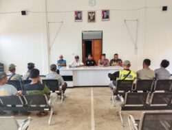 Bhabinkamtibmas Desa Sirnamulya Laksanakan Sosialisasi dan Penandatangan Surat Pernyataan PAM TPS