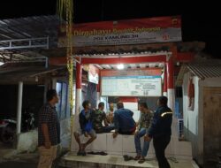 Patroli malam,Polsek Tanjungkerta Polres Sumedang Polda jabar terus berusaha wujudkan situasi yang aman dan kondusif