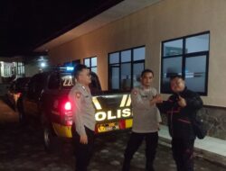 Patroli malam,Polsek Tanjungkerta Polres Sumedang Polda jabar terus berusaha wujudkan situasi yang aman dan kondusif