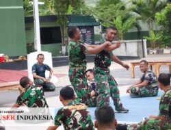 Prajurit Kodim 0720/Rembang Tingkatkan Kemampuan Beladiri Taktis