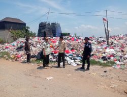 Kasi Trantib Kecamatan Babelan Kabupaten Bekasi Tinjau TPS Liar : Sampaikan Himbauan Kepada Warga