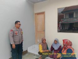 Aipda Tata Sasmita bersama Bripka Agus Sukmana Laksanakan Sambang Kamtibmas dan Dumas Keliling di Tanjungmedar dalam Rangka BEYOND TRUST PRESISI