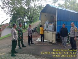 Pendistribusian Logistik pemilu 2024 dari gudang PPK Tanjungmedar ke tiap PPS Desa se Kec.Tanjungmedar Kab. Sumedang