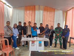 Pengawalan dan Pergeseran Logistik Pilkada 2024 di wilayah Kecamatan Tanjungmedar Kabupaten Sumedang