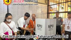 Tak Mau Ketinggalan Tahanan Polda Bali ikut nyoblos di Pilkada 2024