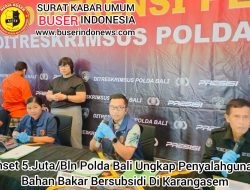 Omset 5.Juta/Bln Polda Bali Ungkap Penyalahgunaan Bahan Bakar Bersubsidi Di Karangasem