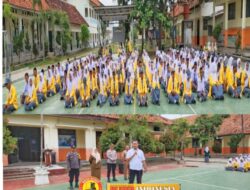 Antisipasi Gangguan Kamtibmas di Kalangan Pelajar, Polsek Tambelang Restro Bekasi Adakan Police Goes To School di SMAN 1 Sukawangi