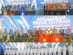 Bappenda Kabupaten Bogor Berikan Anugerah Pajak Daerah 2024 Pada 89 WP Perorangan dan Instansi Serta Launching SiOBOI LUMPAT