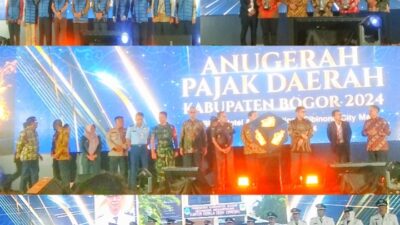 Bappenda Kabupaten Bogor Berikan Anugerah Pajak Daerah 2024 Pada 89 WP Perorangan dan Instansi Serta Launching SiOBOI LUMPAT