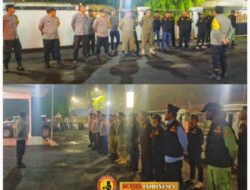 Ciptakan Rasa Aman di Wilayah Hukum Polsek Tambelang Polres Metro Bekasi AKP Yugo Pambudi SH MH Pimpin Apel Gabungan Persiapan Operasi Kejahatan Jalanan