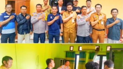 AKP Yugo Pambudi SH. MH Kapolsek Tambelang Polres Metro Bekasi Giat Pengecekan Gudang Logistik Pilkada PPK Kec Sukawangi Sebelum Pendistribusian dari KPUD