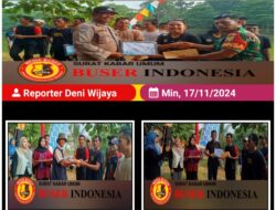 Babinsa Turut Memeriahkan Lomba Dayung Sampan Di Danau Checuho Desa Muara Lawai Dalam Rangka Hut Bumi Serasan Sekundang Ke 78 TH 2024