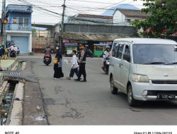 Pengamanan kegiatan Aksi Bela Palestina yang diselenggarakan oleh Komunitas Peduli Syariah Sumedang (KPSS)
