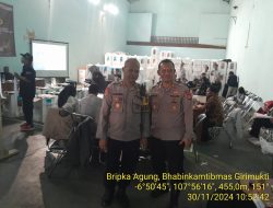 Monitoring Rapat Pleno Perhitungan Perolehan Suara Pilgub dan Pilbup tingkat PPK Sumedang Utara