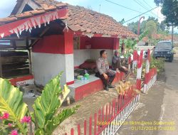 Bripka Agus Sukmana Laksanakan Sambang Kamtibmas dan Dumas Keliling di Tanjungmedar dalam Rangka BEYOND TRUST PRESISI