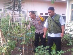 Bripka Ade Mulyadi Laksanakan Sosialisasi Pemanfaatan Pekarangan Rumah Untuk Peternakan atau Pertanian