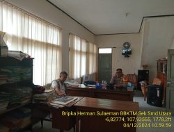 Bripka Herman Sulaeman Laksanakan Sambang & Silaturahmi Kepada Perangkat Desa Kebonjati