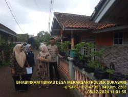 Polsek sukasari melaksanakan sambang untuk menjalin silaturahmi