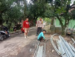 Bhabinkamtibmas Desa Cipeles Silaturahmi Sambangi Warga Binaan