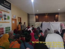 Aiptu Nana Sujana Monitoring Penyaluran BPNT di Desa Wargaluyu