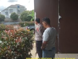 KAPOLSEK SUKASARI BESERTA ANGGOTA UNIT SAMAPTA MEMBERIKAN HIMBAUAN KAMTIBMAS SEBAGAI LANGKAH PREVENTIF DEMI TERCIPTANYA SITUASI KAMTIBMAS YANG KONDUSIF