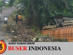 Tidak Dievakuasi Bak Mobil PT BRN, Di Kecamatan Panang Enim Sebabkan Kecelakaan