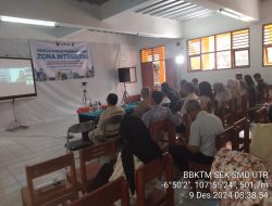 Kegiatan Zoom Meeting Virtual Pencanangan Pembangunan Zona Integritas Wilayah Bebas Korupsi WBK dan WBBM di lingkungan SMK PGRI 1 Sumedang