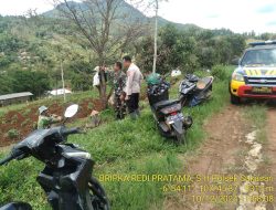 KAPOLSEK SUKASARI BESERTA ANGGOTA UNIT SAMAPTA MEMBERIKAN HIMBAUAN KAMTIBMAS SEBAGAI LANGKAH PREVENTIF DEMI TERCIPTANYA SITUASI KAMTIBMAS YANG KONDUSIF