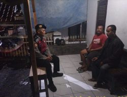 Meminimalisir Terjadinya tindak Kriminalitas pada Malam hari, Polsek Tomo laksanakan Patroli “Blue Light”