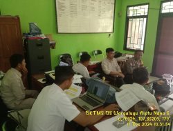 Bhabinkamtibmas Desa Wargaluyu Lakukan Koordinasi dengan PPL Pertanian untuk Dukung Ketahanan Pangan