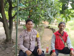 Bhabinkamtibmas Polsek Tomo Rutin Silaturahmi dengan Warga Binaan Serta Berikan Pesan-pesan Kamtibmas.