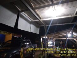 Anggota Polsek Sukasari Rutin Laksanakan Patroli KRYD Blue Light / Malam hari di Wilayah Kecamatan Sukasari Kabupaten Sumedang